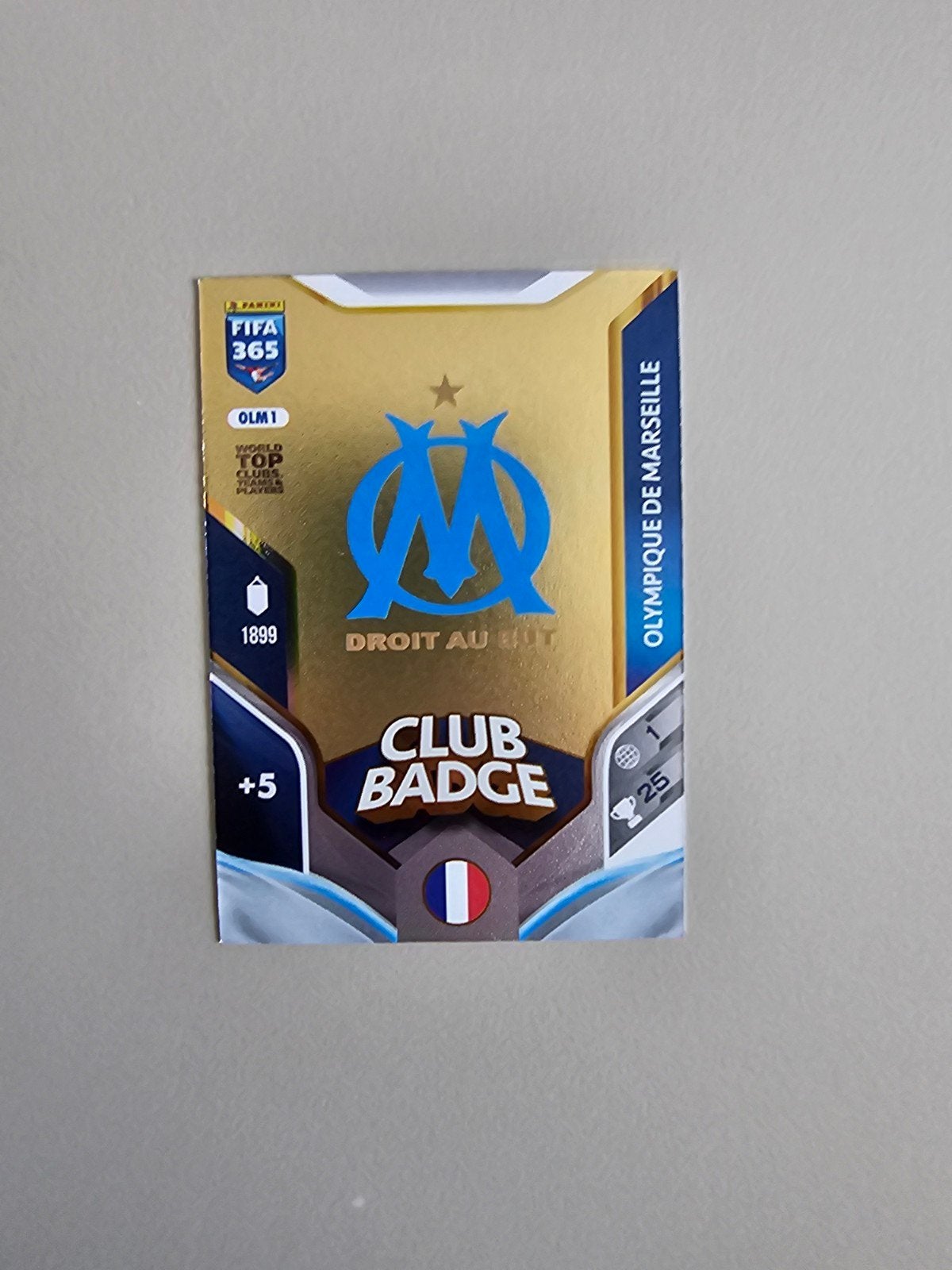 Panini FIFA 365 Adrenalyn XL Olympique de Marseille Bad, Ophalen, Zo goed als nieuw, Buitenlandse clubs, Spelerskaart