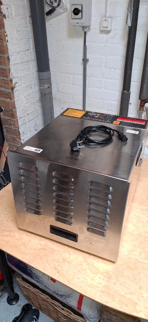 Fruit Jerky Steel 10 voedseldroger (refurbished), Huis en Inrichting, Ophalen of Verzenden, Zo goed als nieuw