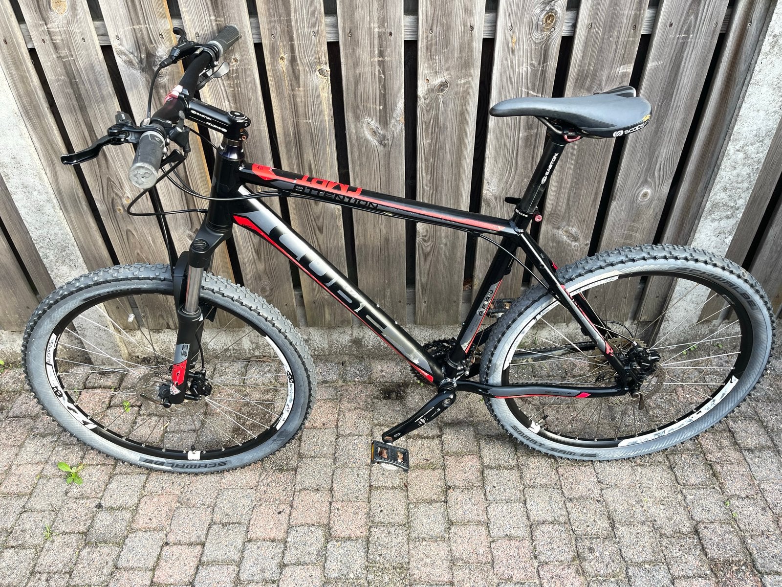 CUBE attention, Fietsen en Brommers, Fietsen | Mountainbikes en ATB, Gebruikt, Hardtail, 49 tot 53 cm, Schijfrem