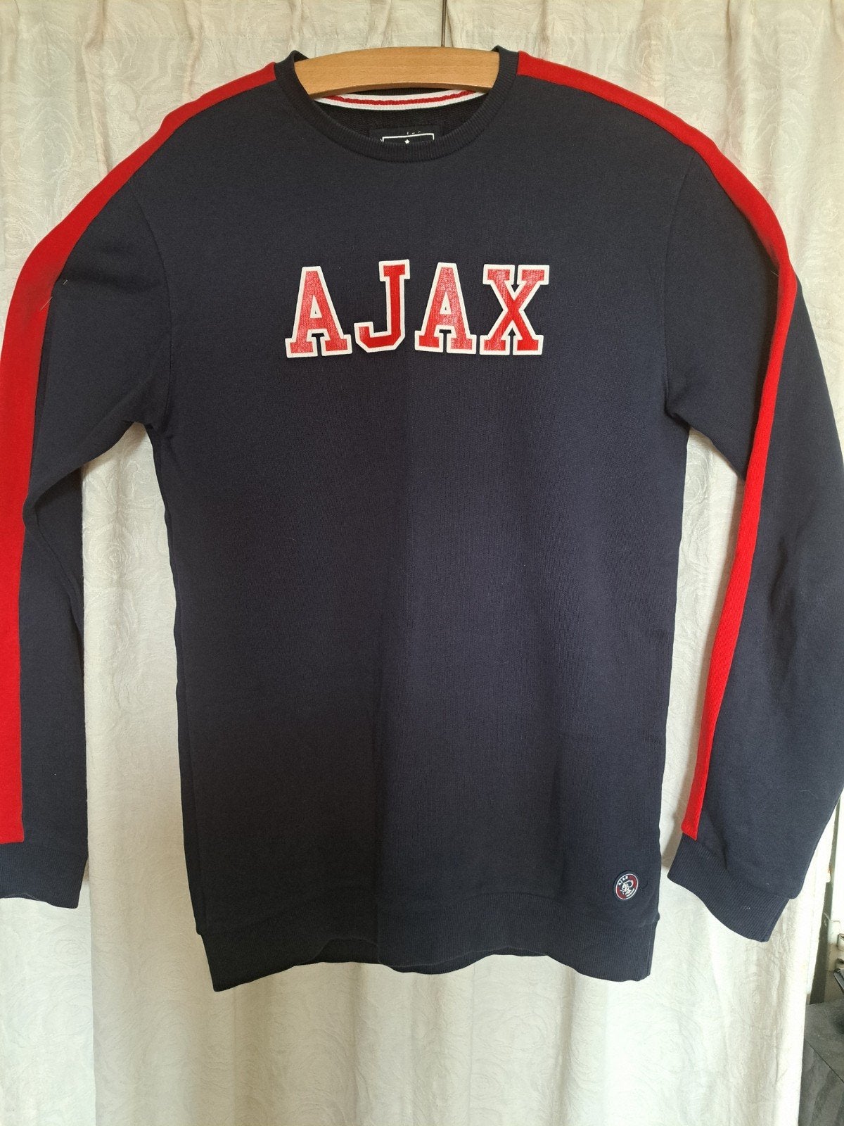 Ajax Sweater - Fijne Kwaliteit 100% Katoen - Maat M, Ophalen of Verzenden, Ajax, Gedragen, Maat 48/50 (M)