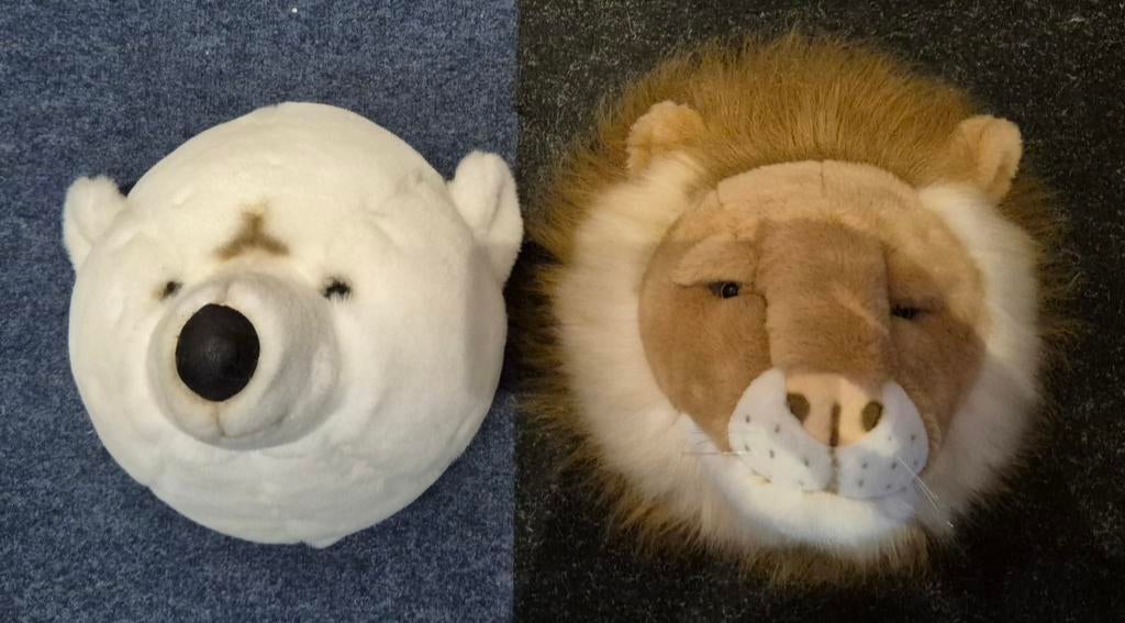 2x Rainbox dierenkoppen, Ophalen, Gebruikt
