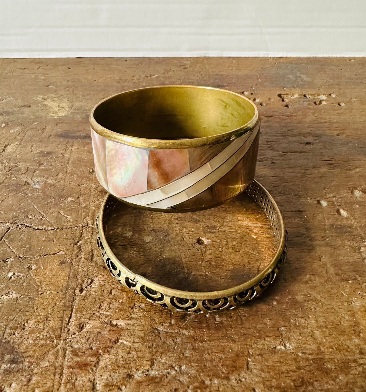 Vintage armbanden set, Sieraden, Tassen en Uiterlijk, Ophalen of Verzenden, Overige materialen