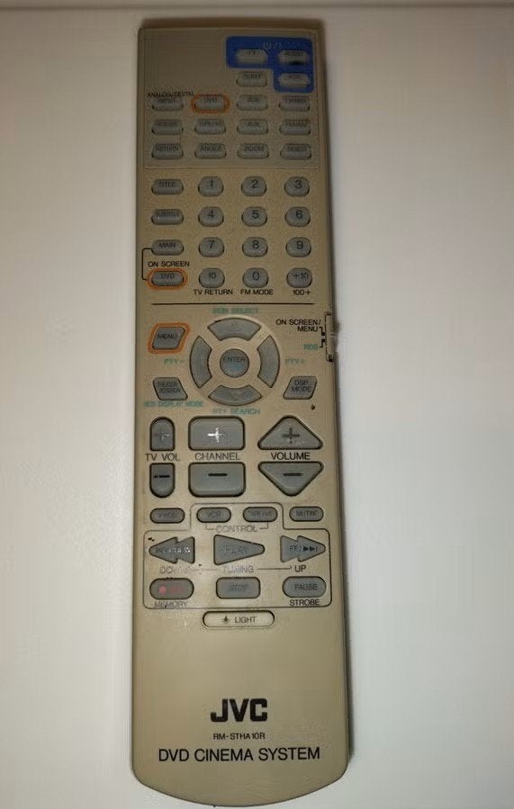 Originele JVC RM-STHA10R Afstandsbediening DVD Cinema, Ophalen of Verzenden, Dvd