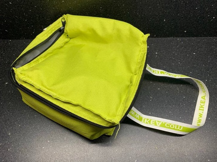 IKEA koeltasje groen, Ophalen of Verzenden, Gebruikt, Groen, Textiel