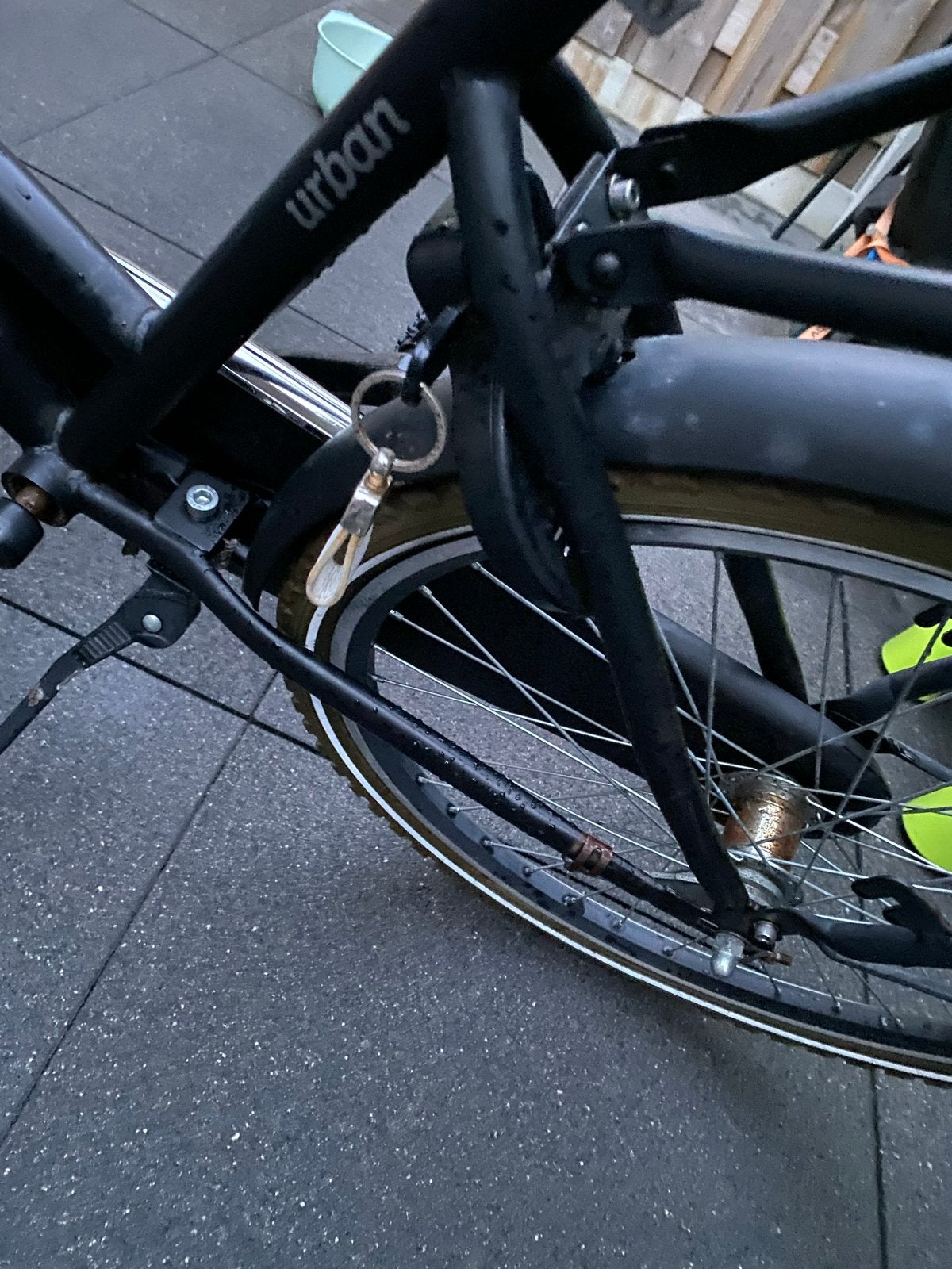 Altec Urban transportfiets - Zwart 24 inch, Terugtraprem, Gebruikt, 53 tot 57 cm, Ophalen