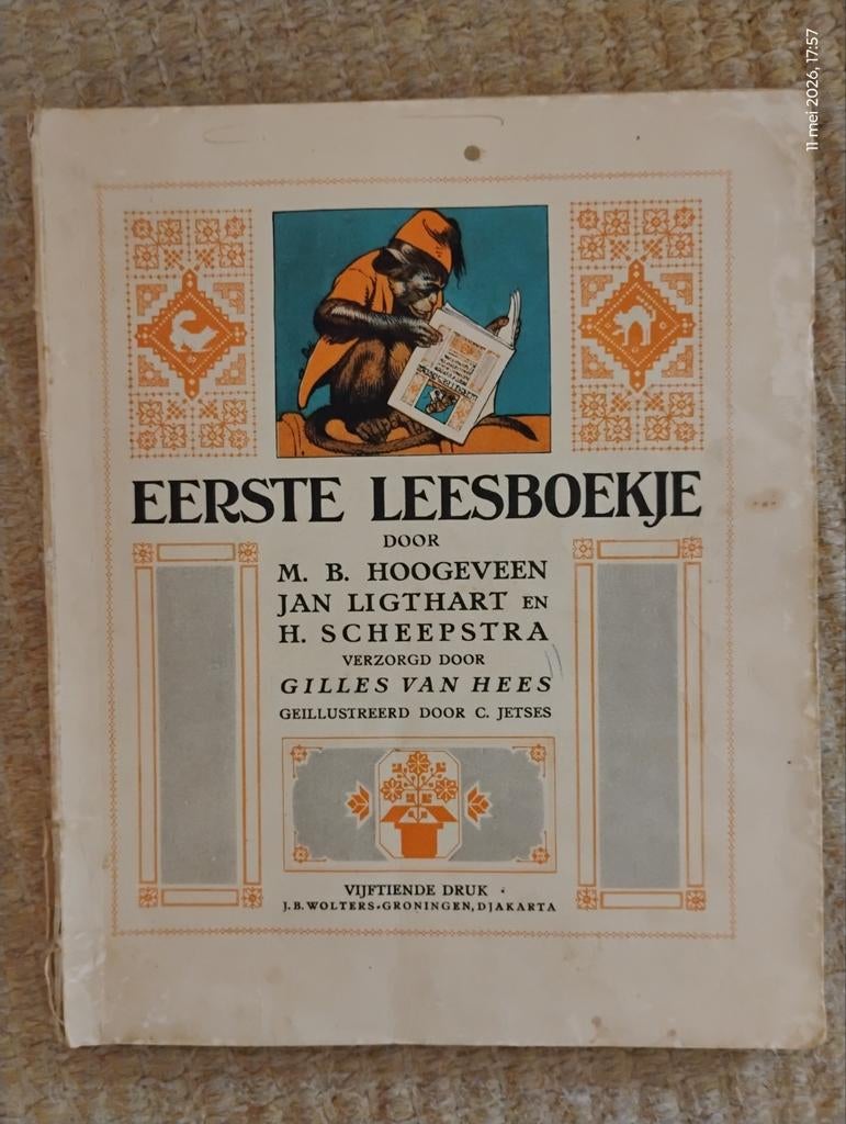 Aap Noot Mies leesboekje uit 1954, Ophalen of Verzenden, Gelezen, Overige niveaus, Nederlands