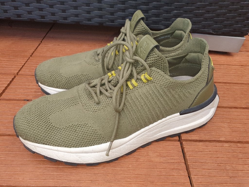 Marc O'Polo sneakers mt.43 groen nylon en rubber zool, Overige kleuren, Ophalen of Verzenden, Gedragen, Marc O'Polo