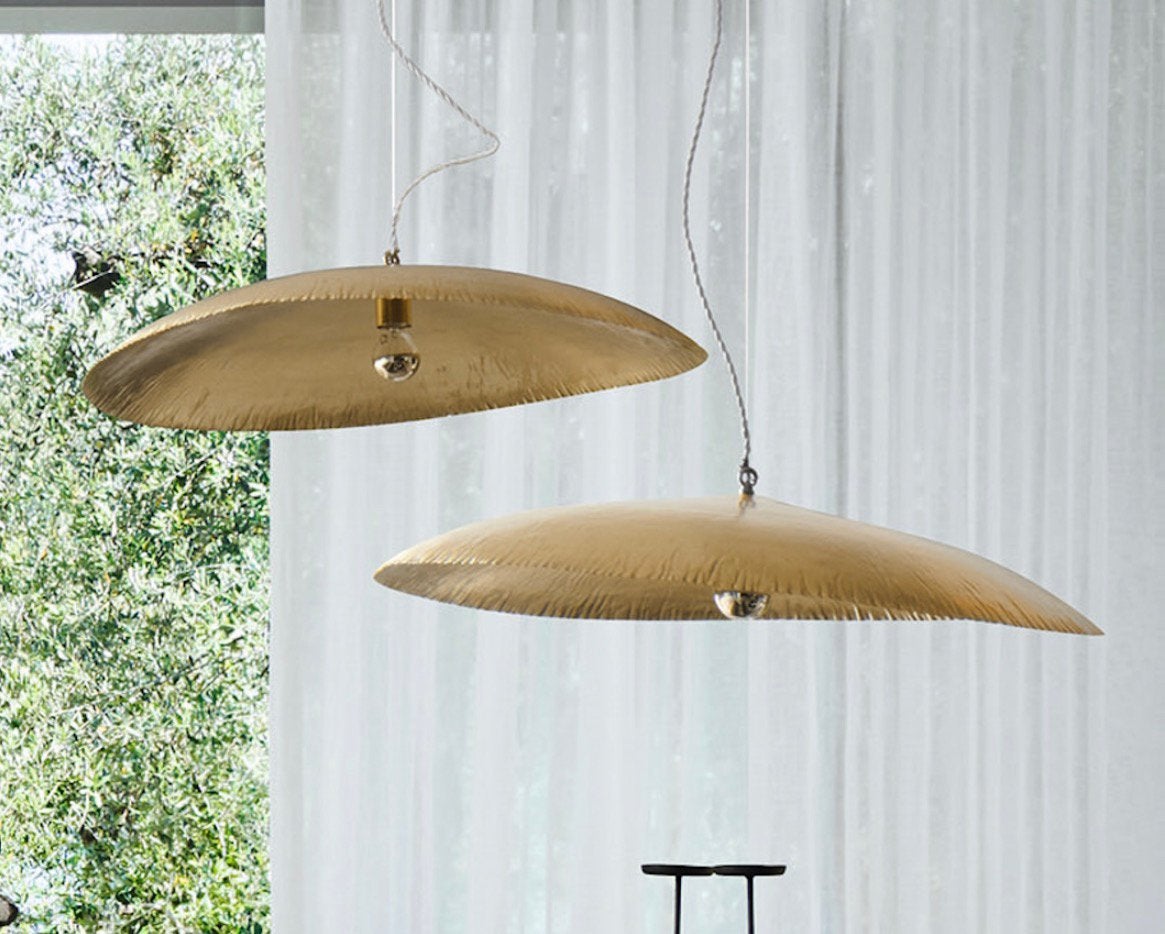Te koop Brass lamp van Gervasoni, Ophalen, Zo goed als nieuw