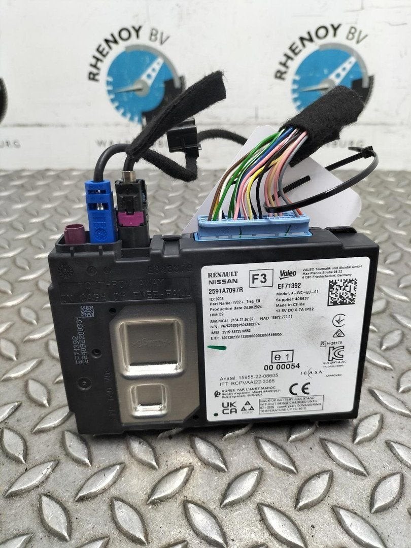 RENAULT CAPTUR Alpine COMPUTER ECU 2591A7097R 2024, Ophalen of Verzenden, Gebruikt, Stiba lid