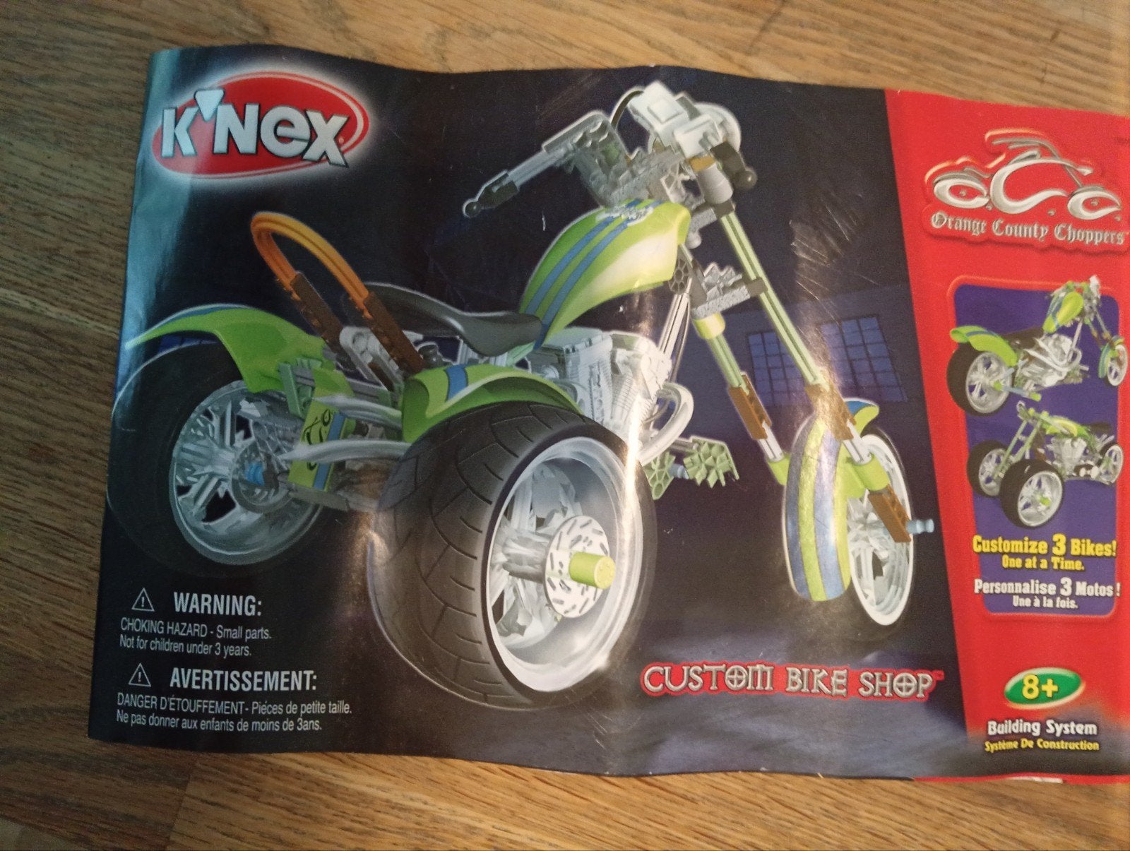 K'NEX Orange County Choppers Custom Bike Shop (13055), Kinderen en Baby's, Speelgoed | Bouwstenen, Ophalen of Verzenden, Nieuw