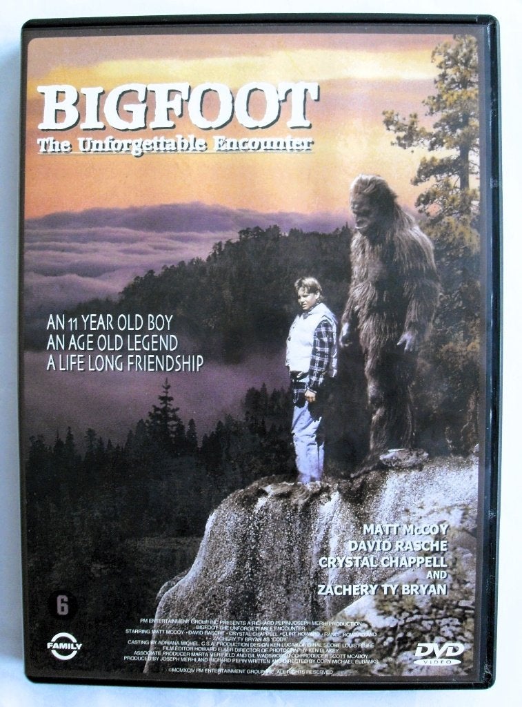 Bigfoot - The Unforgettable Encounter (originele dvd), Engels, Nederlands, Ophalen of Verzenden, Zo goed als nieuw