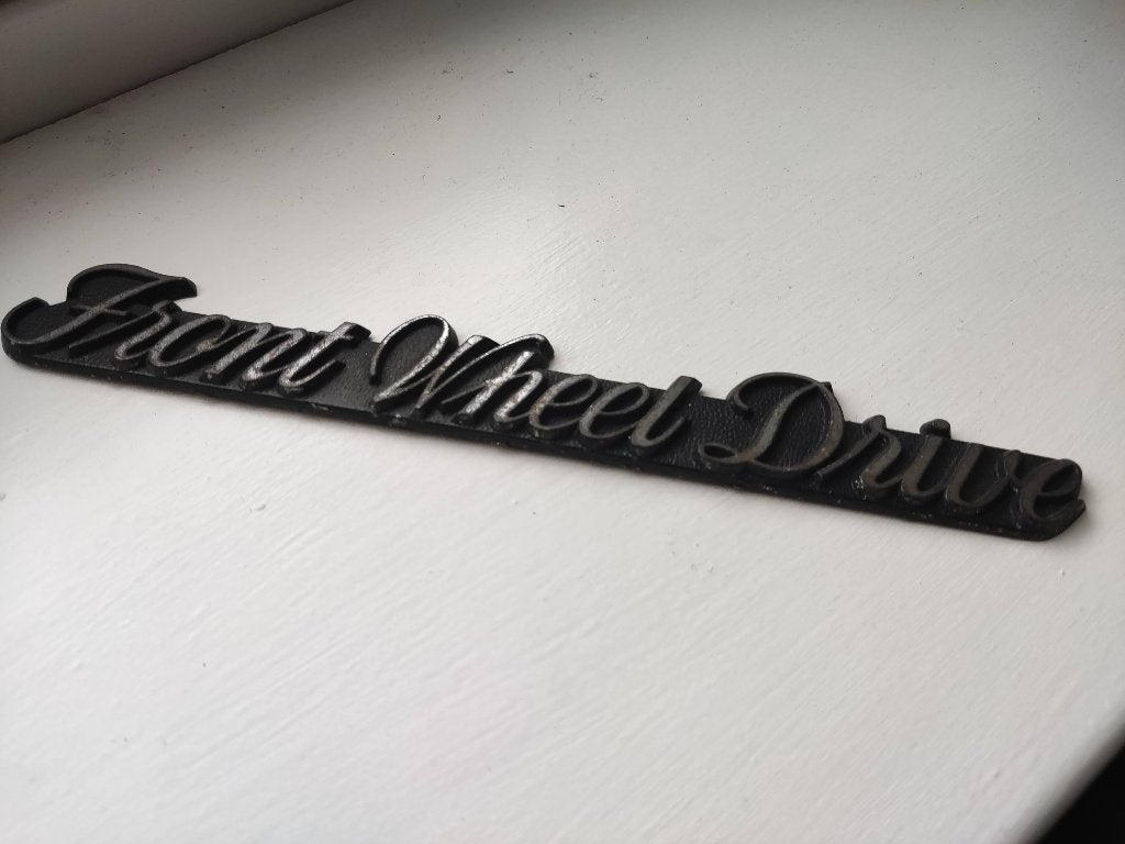 Front Wheel Drive embleem logo, Ophalen of Verzenden