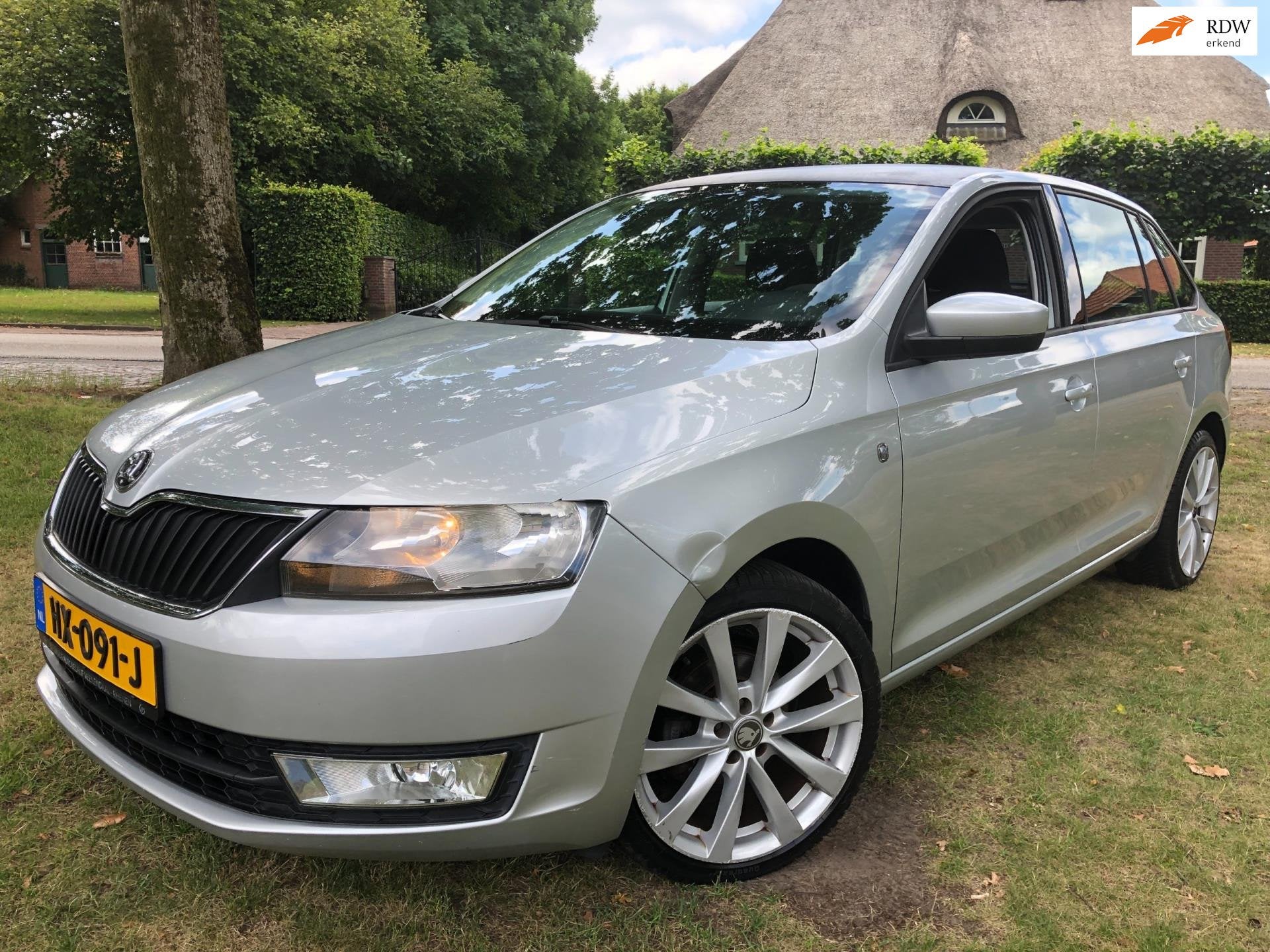 Skoda Rapid Spaceback 1.2 TSI Green Active/ AC/ APK 19-5-27, Auto's, Skoda, Bedrijf, Te koop, Rapid, ABS, Airbags, Airconditioning