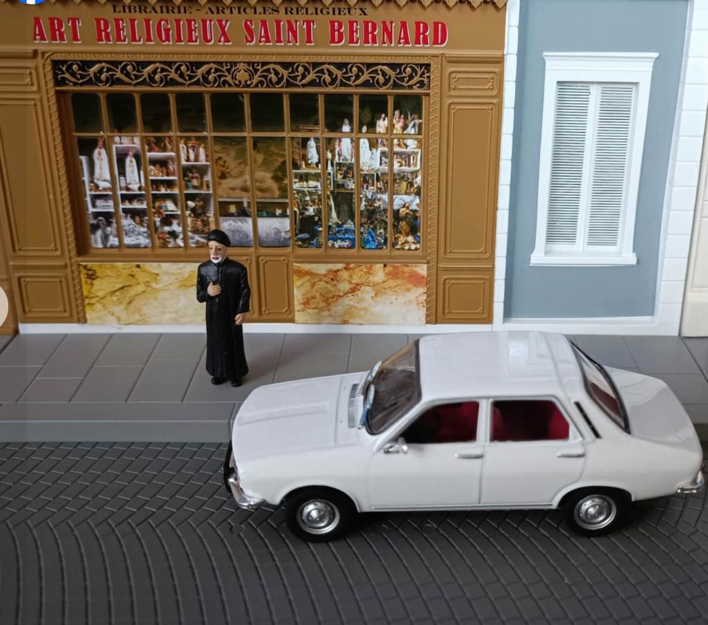 Renault R12 Kunsthandelaar diorama 1/43 serie Utilitaire, Hobby en Vrije tijd, Modelauto's | 1:43, Verzenden, Nieuw, Auto, Overige merken