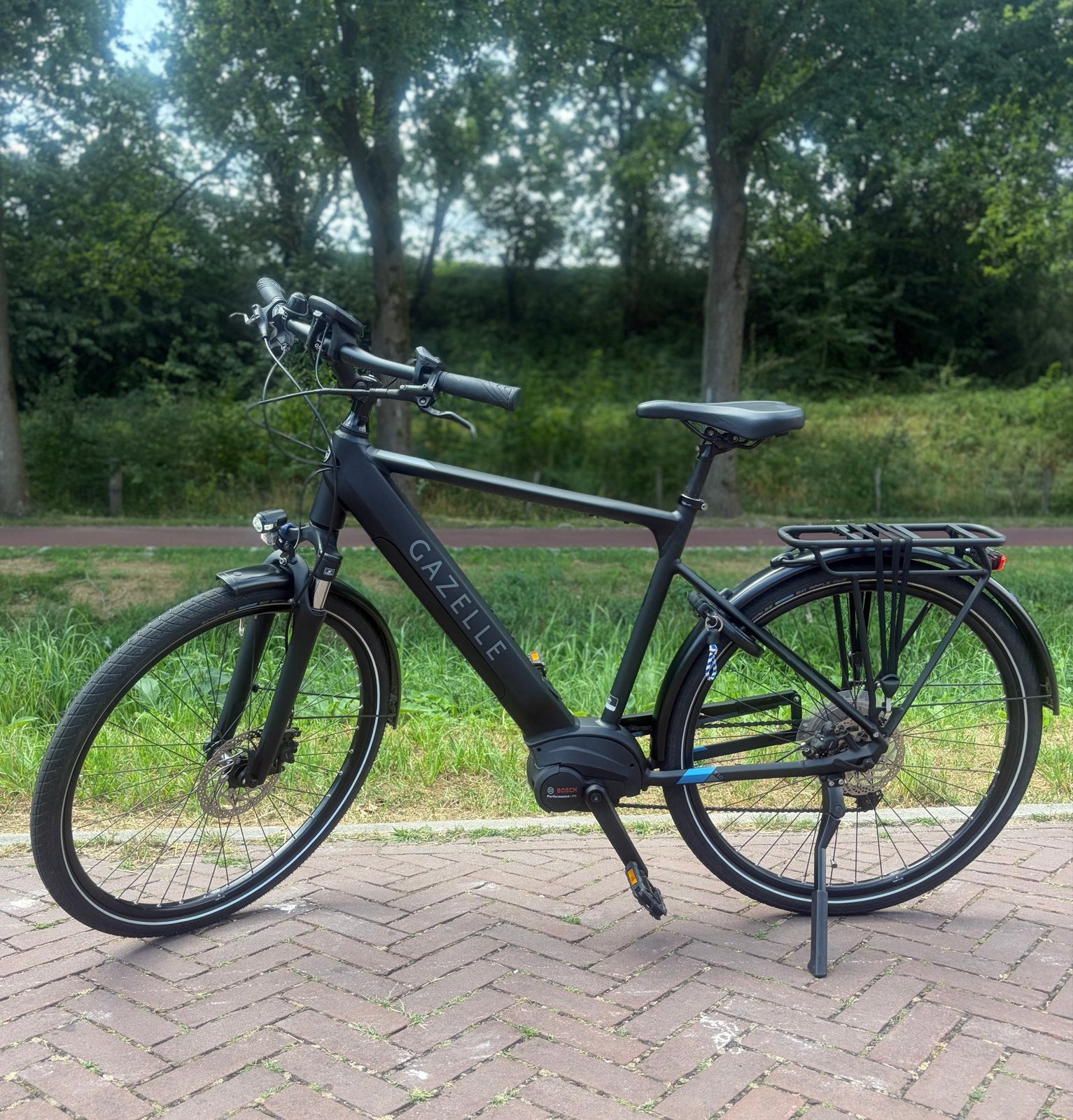 Gazelle Medeo T10 HMB H55 Black S10 (mat) E-bike, Fietsen en Brommers, Elektrische fietsen, Ophalen, Zo goed als nieuw, 50 km per accu of meer