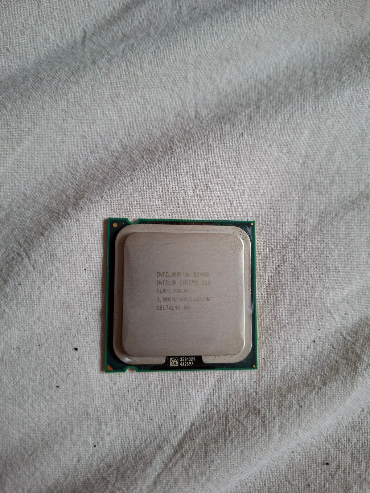Intel Core 2 Duo E8400 Processor 3.00GHz, Gebruikt, Intel Core 2 Duo E8400, Ophalen of Verzenden, LGA 775