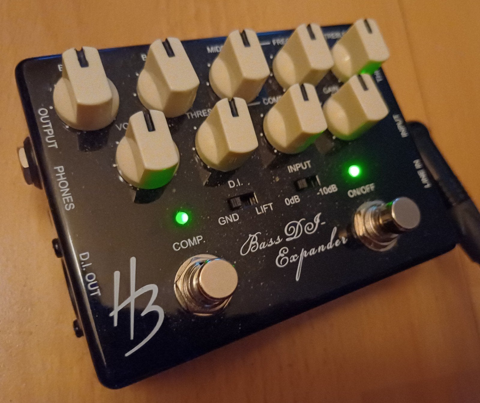 Actieve Bass Preamp/Di pedaal, DI-expander, Harley Benton, Muziek en Instrumenten, Ophalen of Verzenden, Zo goed als nieuw, Multi-effect