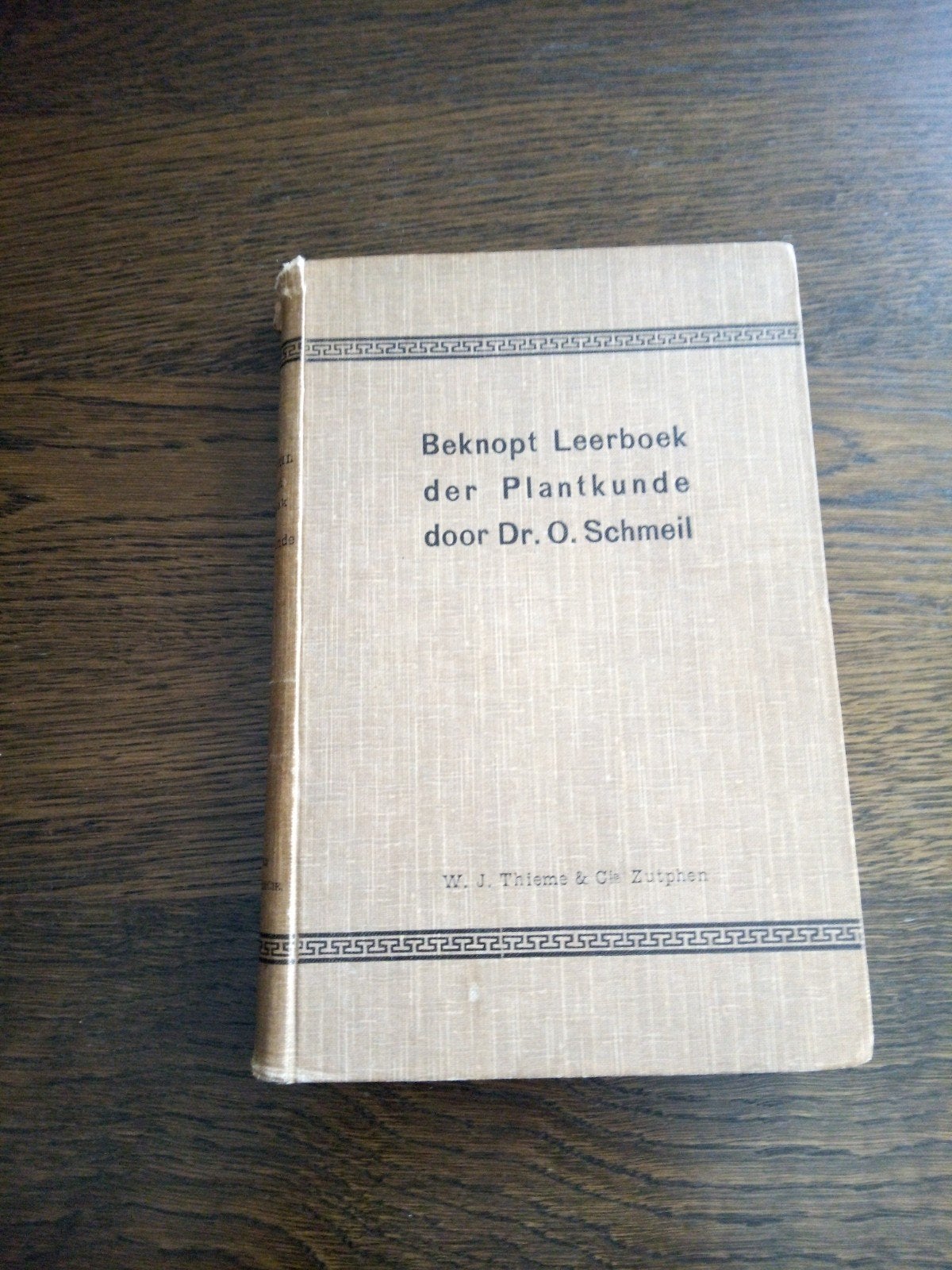 Beknopt Leerboek der Plantkunde - Dr. O. Schmeil (1909), Boeken, Ophalen of Verzenden