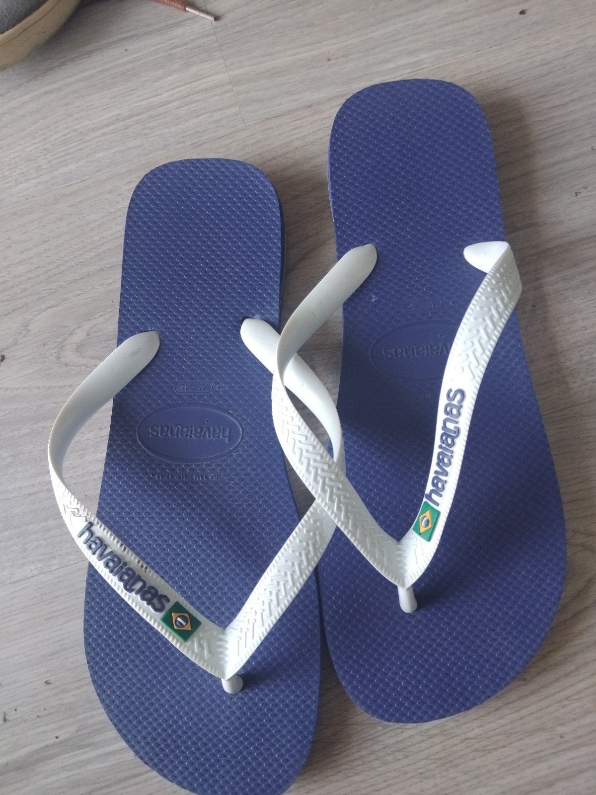 Havaianas slippers blauw/wit, Kleding | Heren, Schoenen, Slippers, Blauw, Ophalen of Verzenden, Gedragen