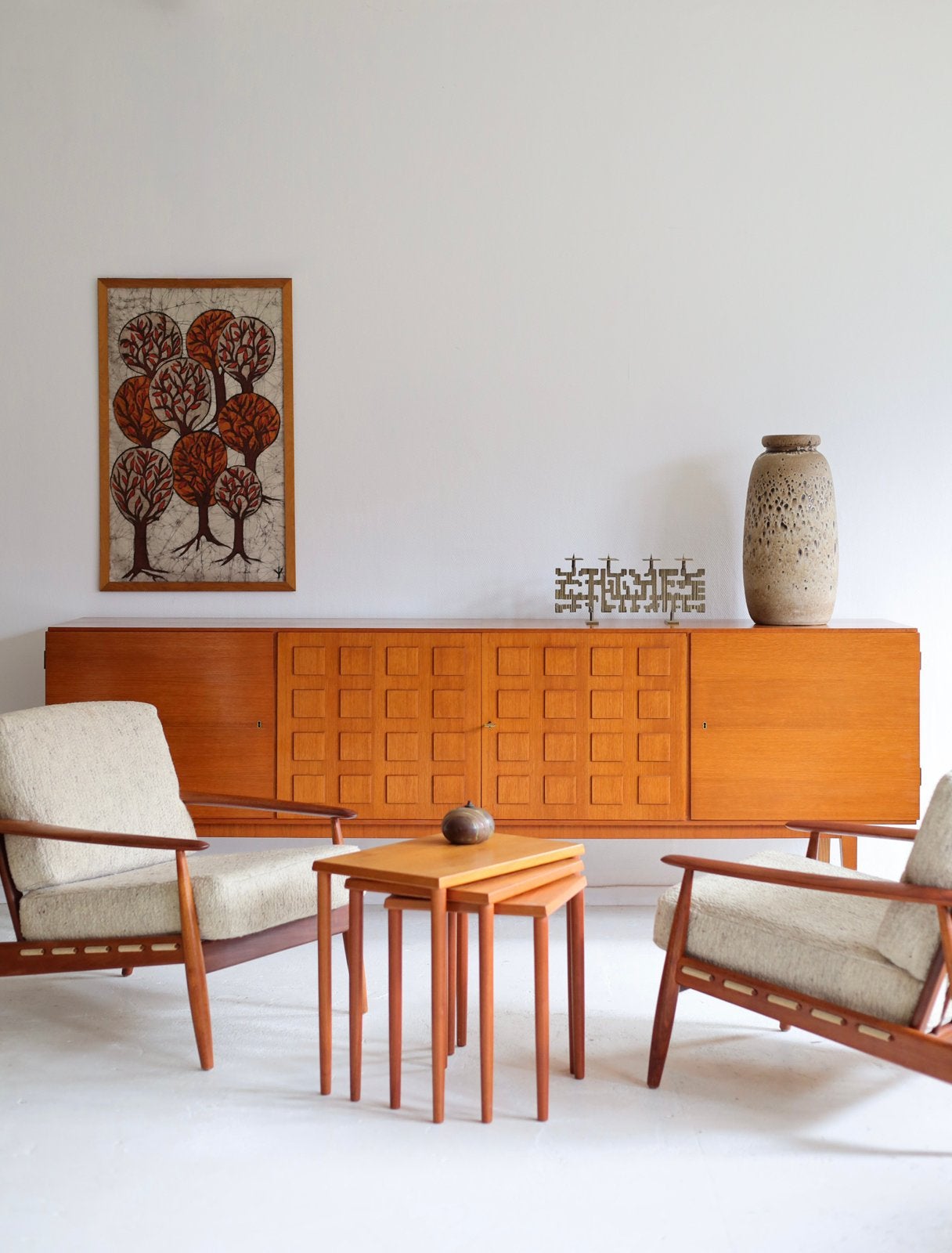 VINTAGE  SHOWROOM TUBBERGEN - SCANDINAVISCH JAREN 50/60, Ophalen, Vintage design, Pim@tijdperk.eu  leyla@tijdperk.eu, Zo goed als nieuw