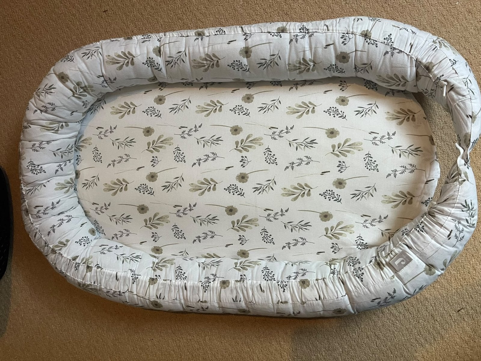Jollein babynestje met bladerenprint, Ophalen, Gebruikt, Overige typen