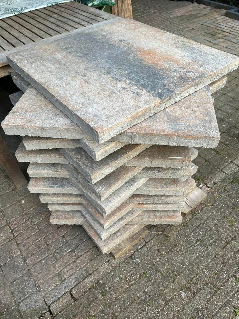 Beton terras tegel / tuin tegel ongebruikt!, Ophalen of Verzenden, Zo goed als nieuw, 75 m² of meer, Tapijttegels