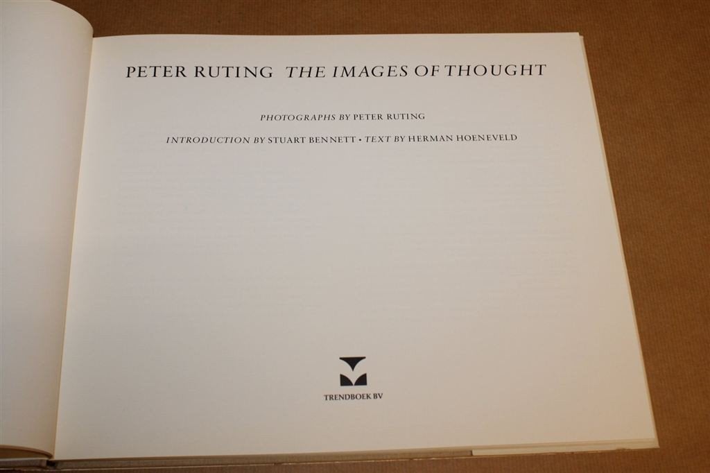 Peter Ruting — The Images of Thought, Kunstmonografie, Verzenden, Gelezen