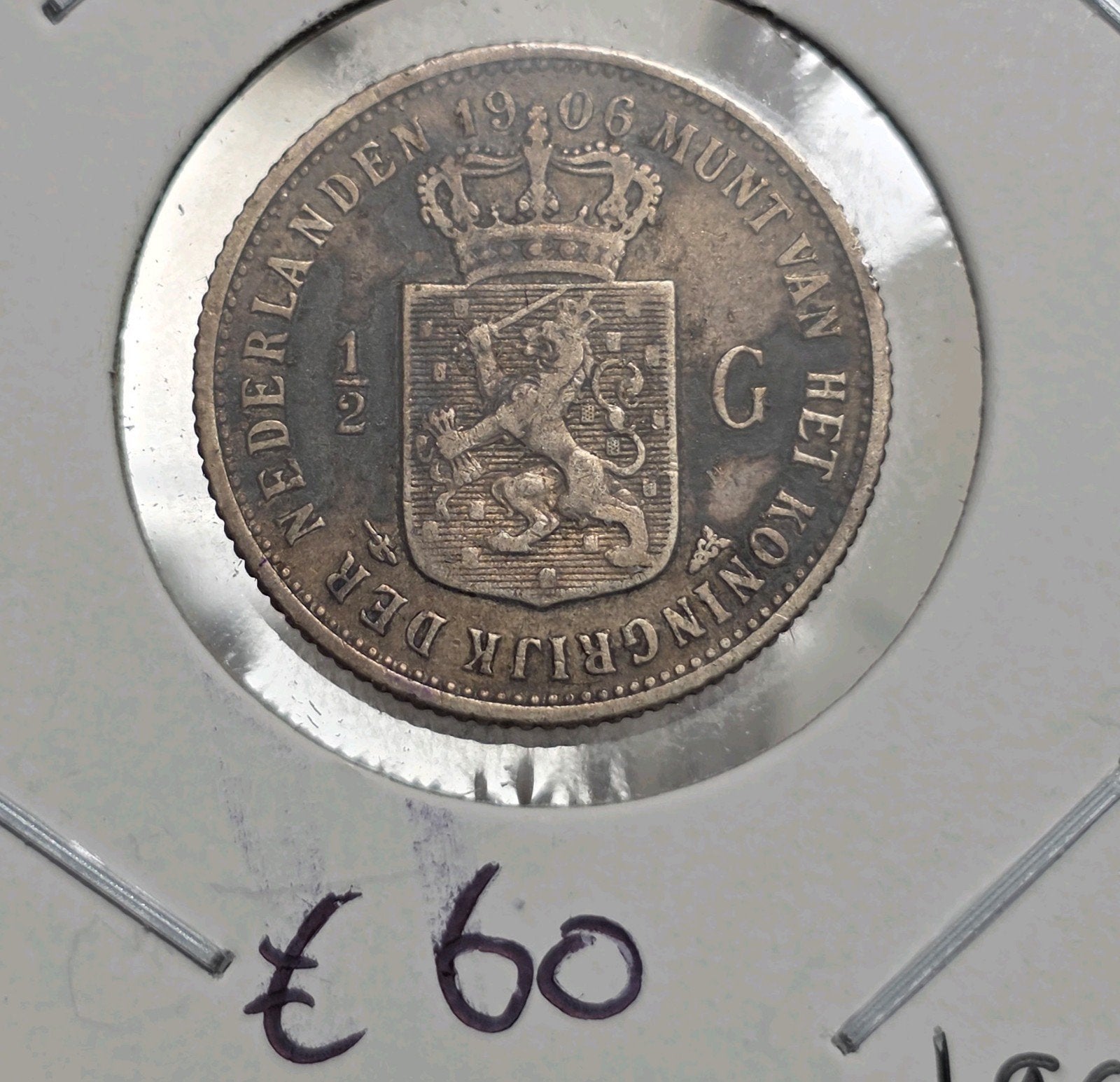 halve gulden 1906 Nederland, ½ gulden, Verzenden, Zilver, Koningin Wilhelmina