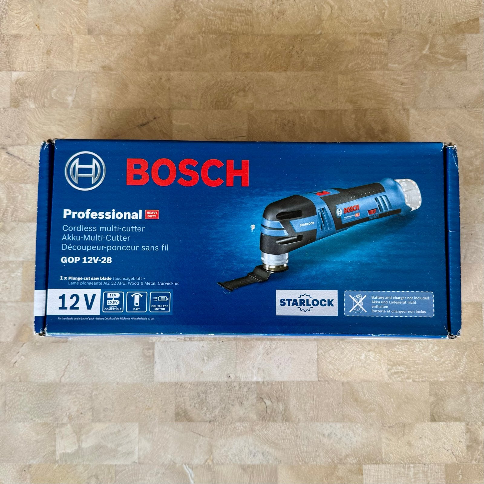 Gloednieuwe Bosch GOP 12V-28 multitool, Ophalen of Verzenden, Nieuw