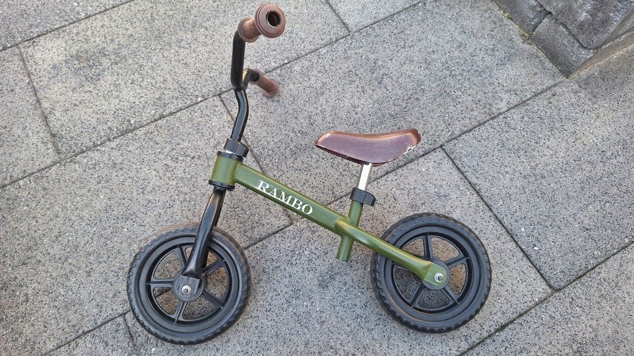 Rambo loopfietsje, Ophalen, Gebruikt, Loopfiets