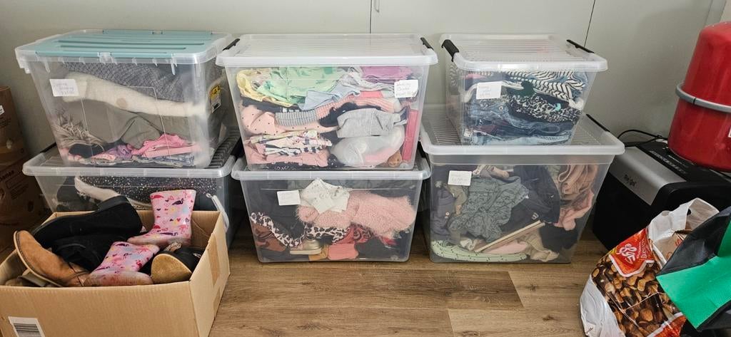 Grote partij baby- en kinderkleding (diverse maten), Ophalen of Verzenden, Gebruikt, Diverse merken, Jongen of Meisje
