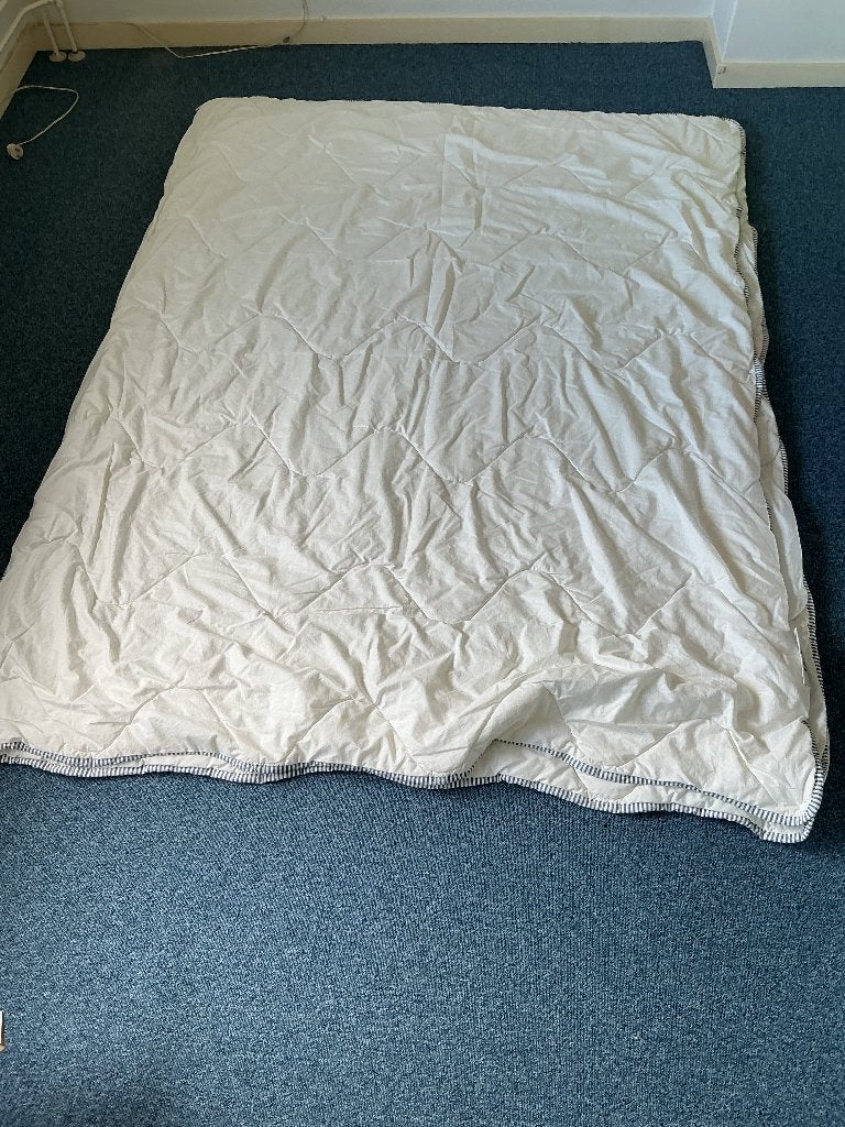 IKEA mysa 4 seizoenen dekbed met overtrek, Gebruikt, Verzenden, Wit, Overige materialen