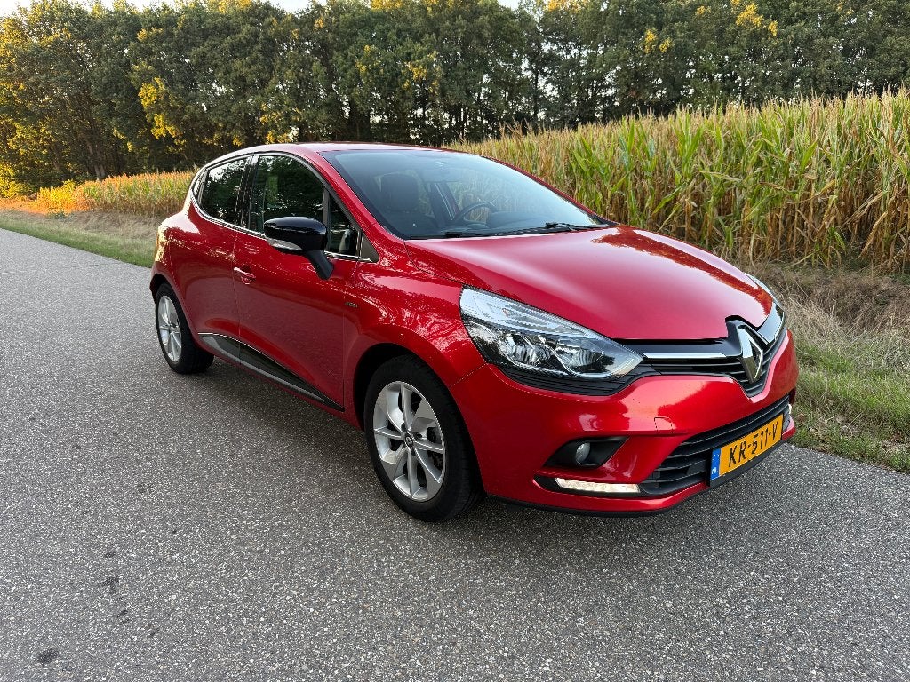 Renault Clio 0.9 Limited, goed onderhouden!, airco, cruise, Voorwielaandrijving, 898 cc, Stof, USB