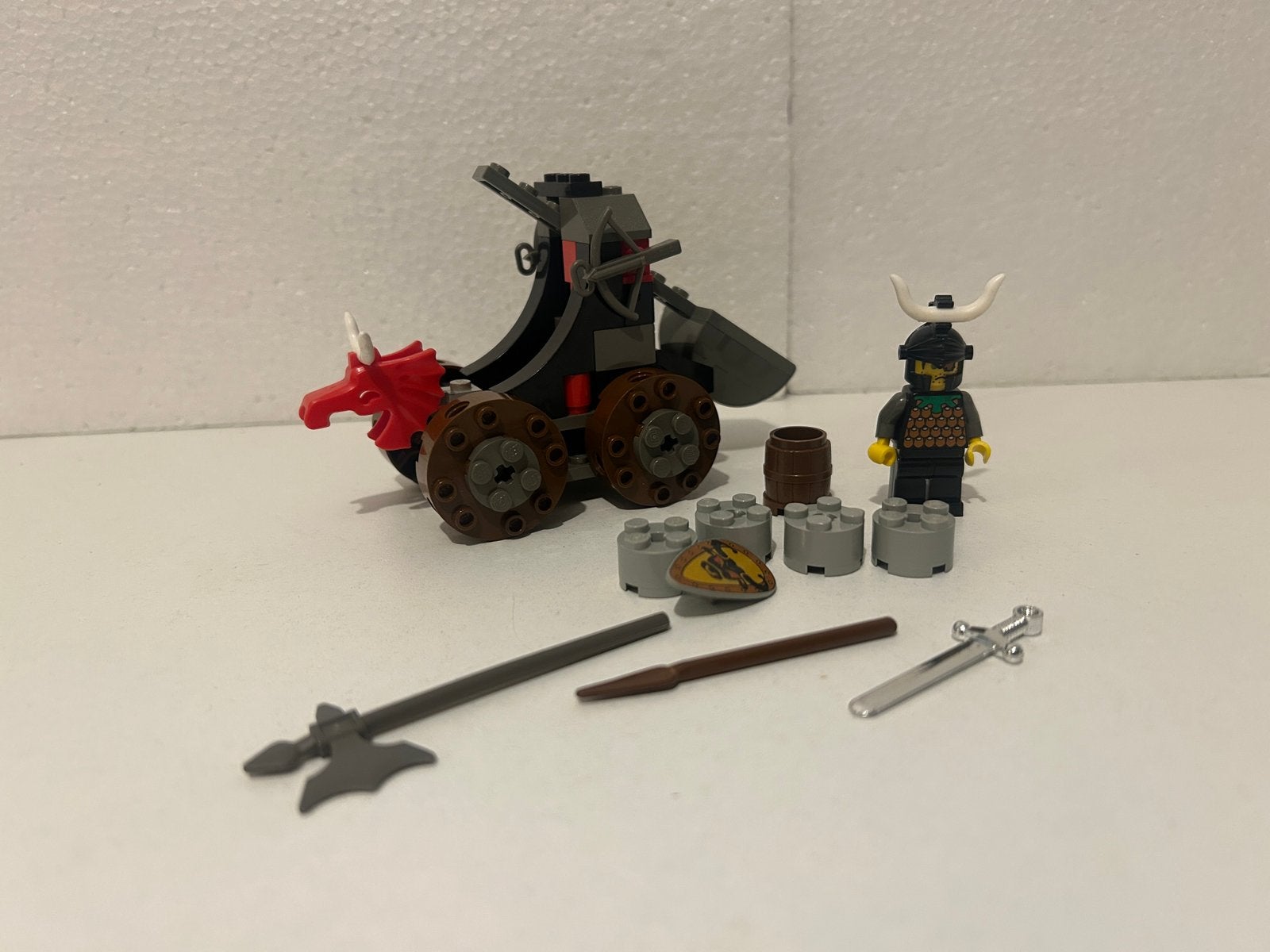 Lego knights kingdom 6032 katapultvoertuig, Lego, Denemarken, Lego, Compleet