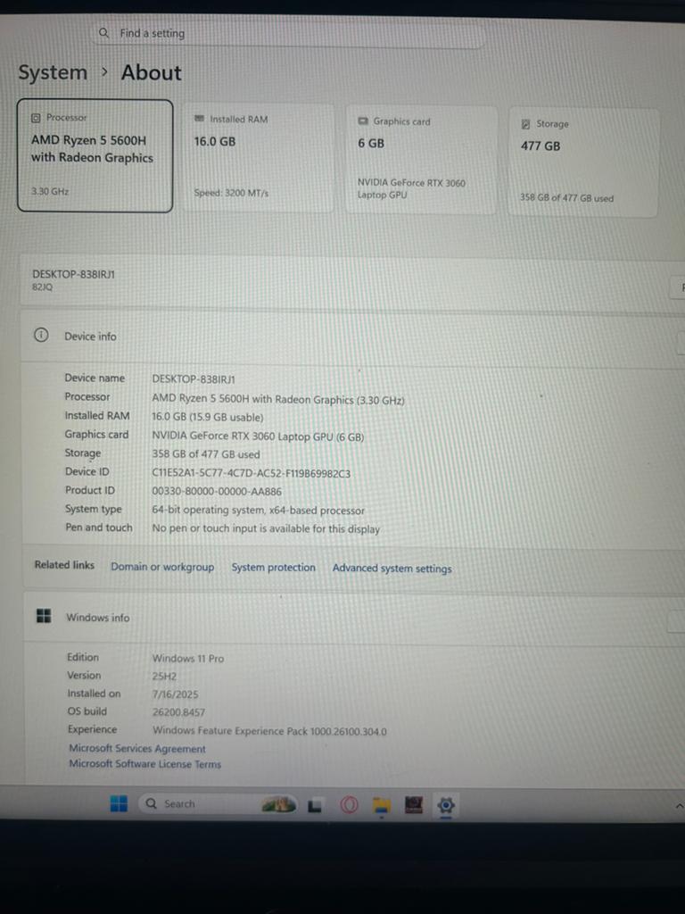 Lenovo legion Pro grey, 15 inch, Ophalen of Verzenden, Zo goed als nieuw, Gaming