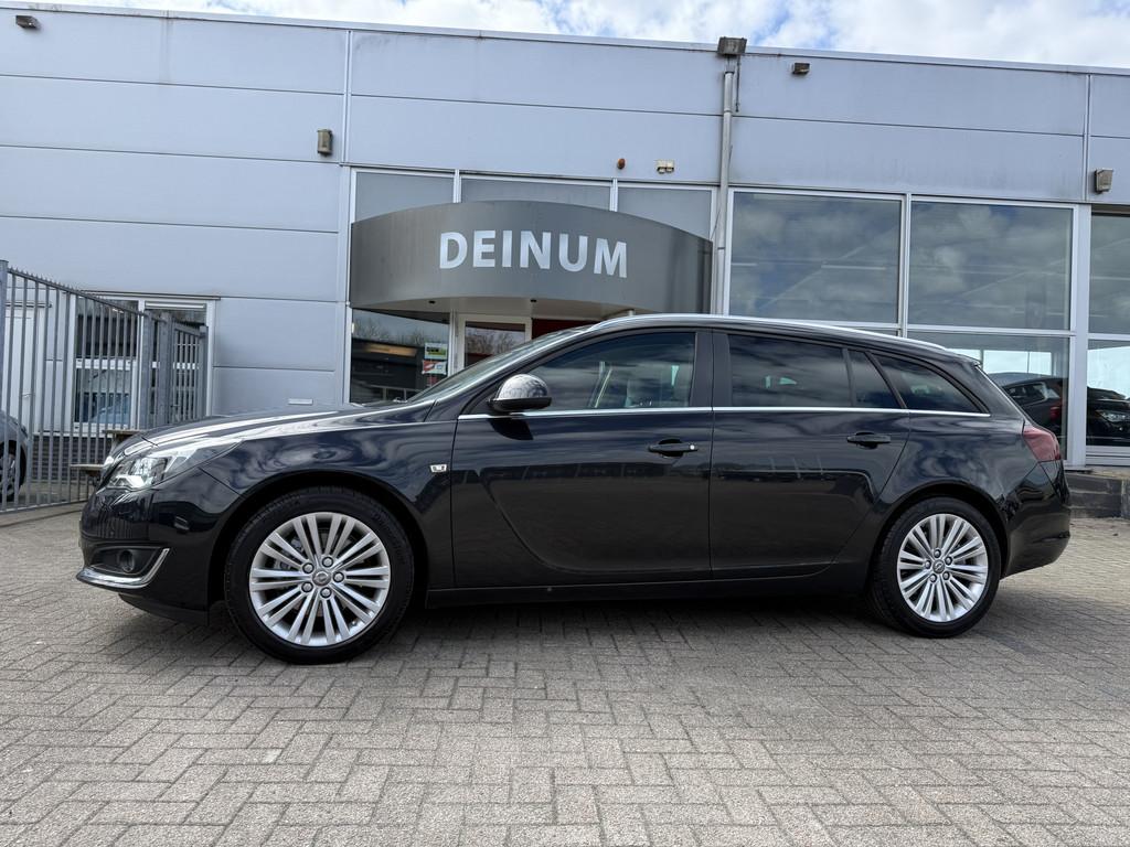Opel Insignia Sports Tourer 1.6 Turbo Business+ Leder comfin, Auto's, Gebruikt, 4 cilinders, Met garantie (alle), Zwart