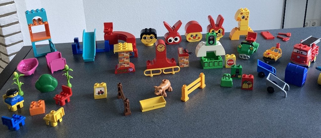 grote partij Duplo Lego zgan, Ophalen of Verzenden, Zo goed als nieuw, Losse stenen, Duplo