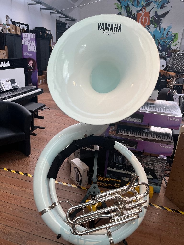 SOUSAFOON YAMAHA YSH-301S — Verzilverd (ZELDZAAM), Ophalen, Gebruikt