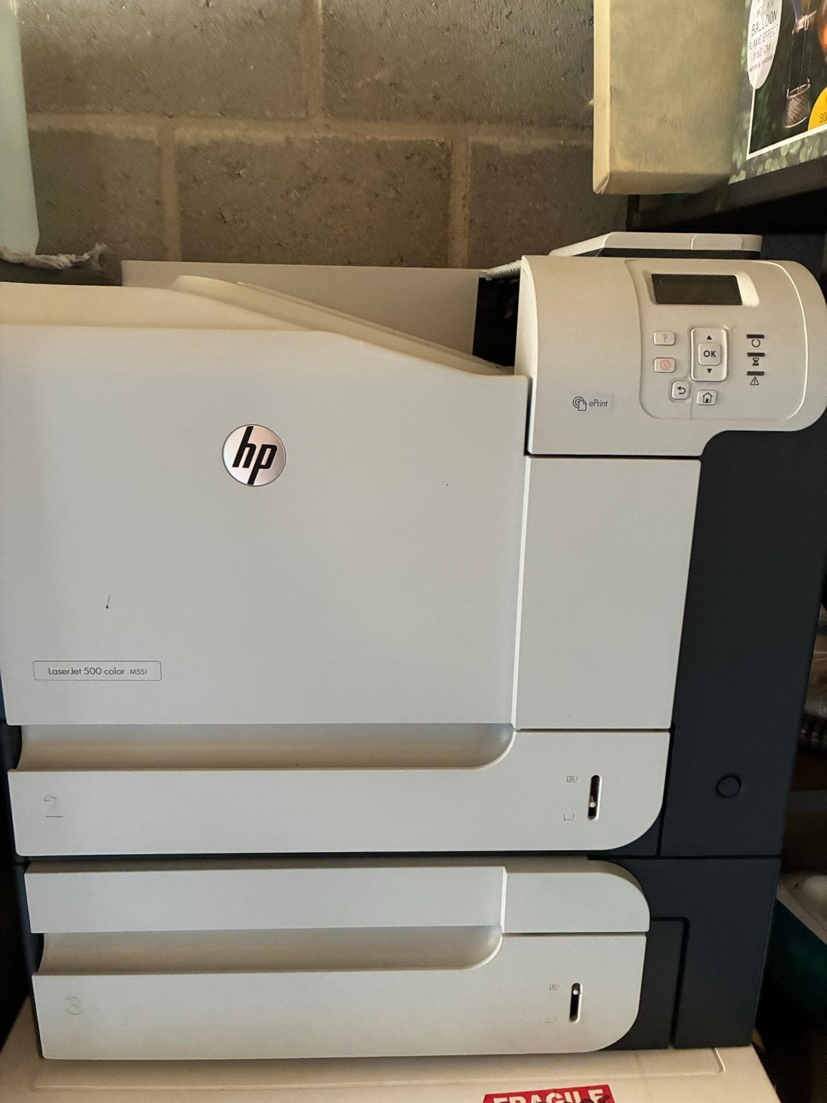 HP LaserJet 500 color M551 Laserprinter, Computers en Software, Printer, Kleur printen, Ophalen of Verzenden, Zo goed als nieuw