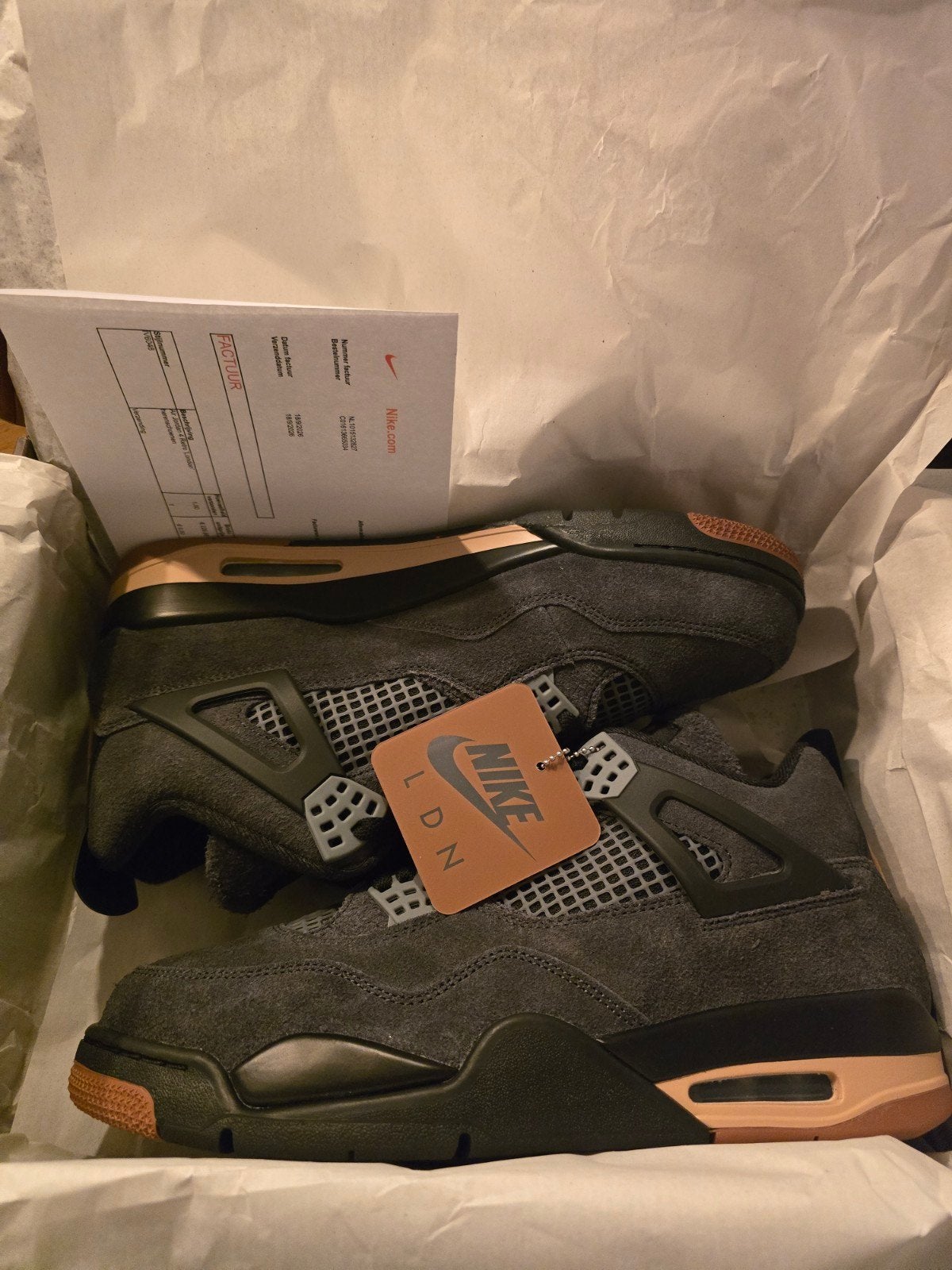 Nike Air Jordan 4 Retro 'London' - Maat 46, Overige kleuren, Nike, Nieuw, Ophalen of Verzenden