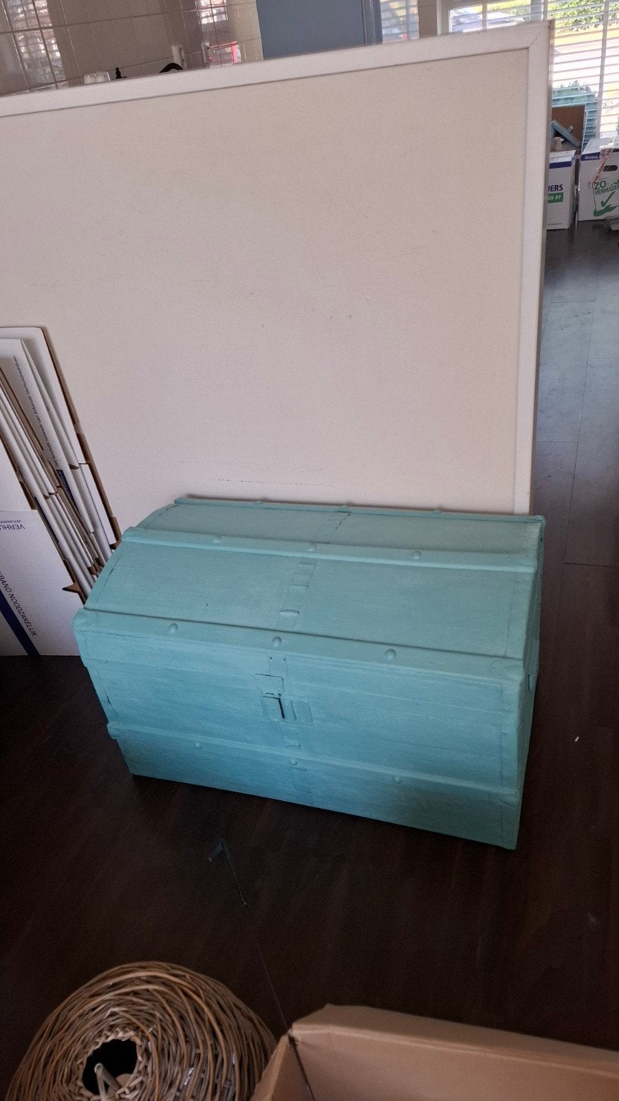 Leuke hutkoffer - 80 cm breed -, Huis en Inrichting, Woonaccessoires | Kisten, Ophalen