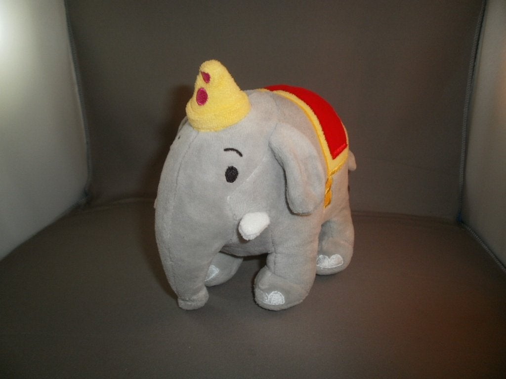 bumba olifant tumbi grijs met geel hoedje rood dekje 20 cm, Overige karakters, Overige typen, Ophalen of Verzenden, Middelgroot (20 tot 80 cm)