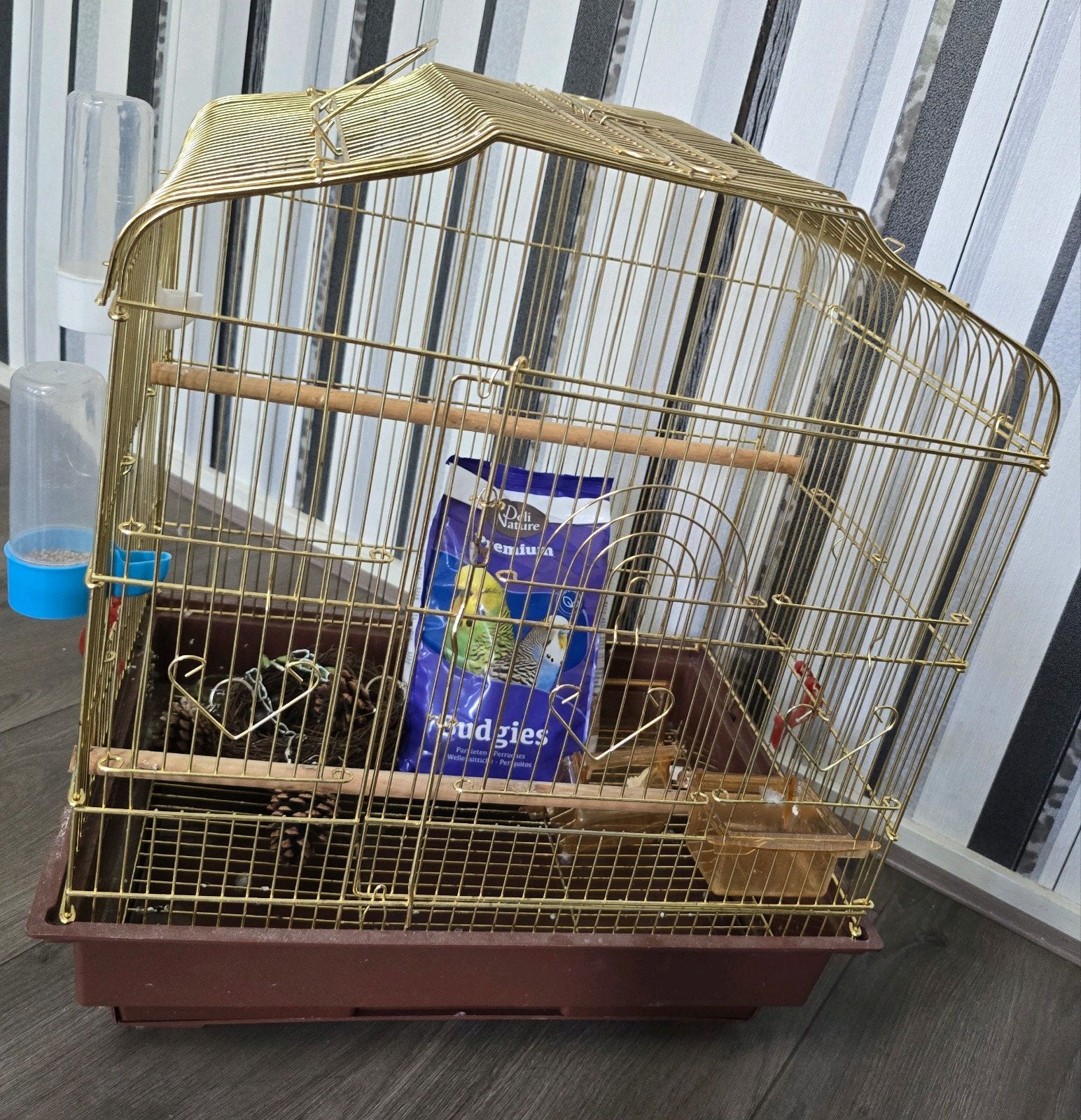 Vogelkooi, Ophalen, Zo goed als nieuw, Metaal, Vogelkooi