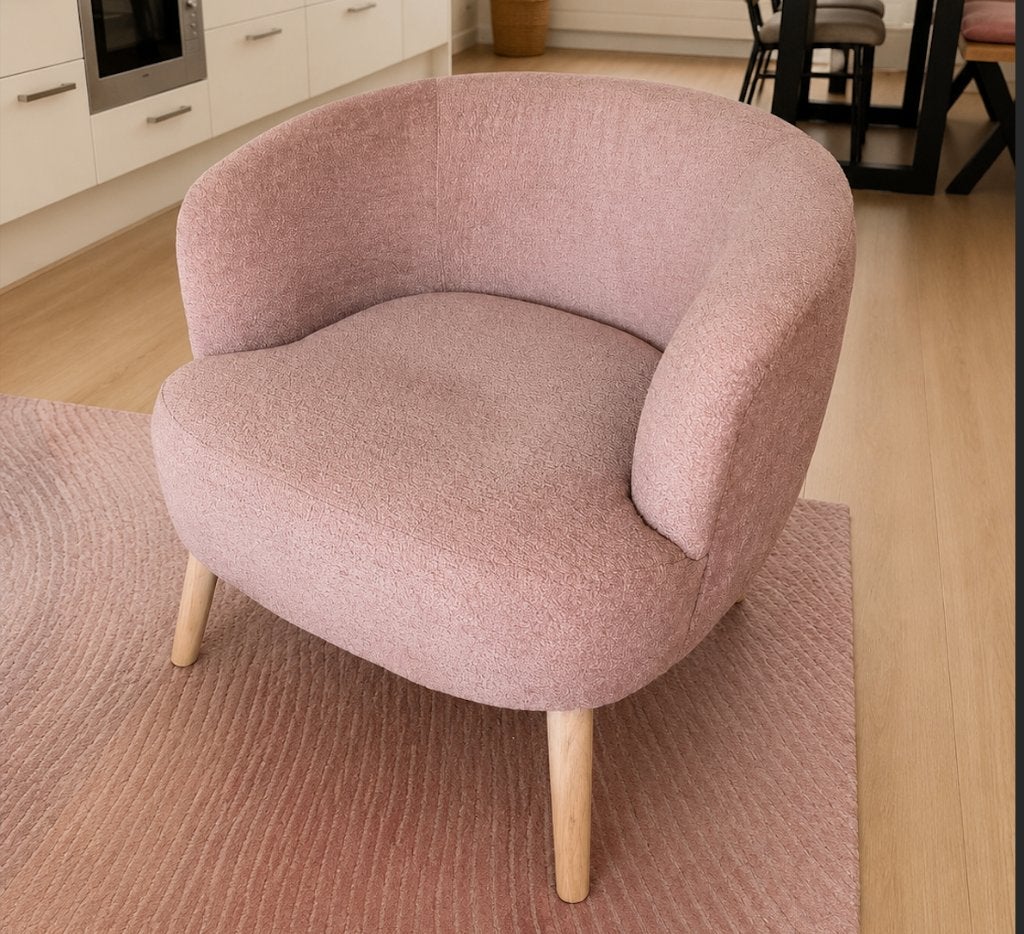 Lounge stoel roze, Ophalen, Gebruikt, Overige kleuren, Eén
