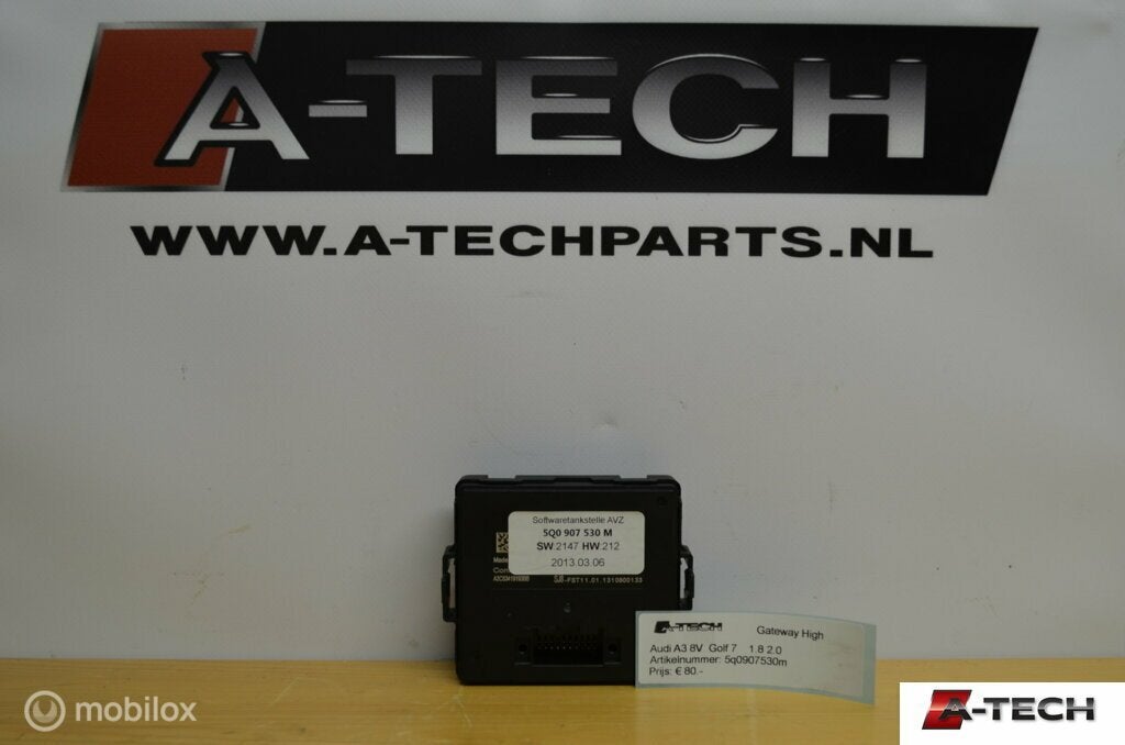 Gateway module Audi A3 8V ('13-'18) 5q0907530m, Auto-onderdelen, Audi, Gebruikt, Audi, Ophalen of Verzenden