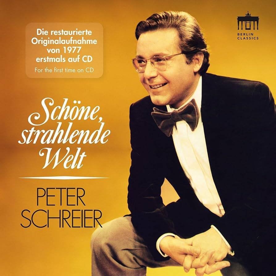 Peter Schreier  -  Schöne, Strahlende Welt  (CD) Nieuw/Gesea, Ophalen of Verzenden, Nieuw in verpakking