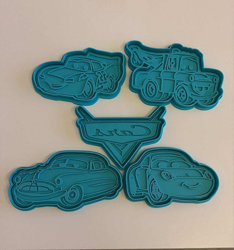 Koekvormpjes cars, Ophalen of Verzenden, Zo goed als nieuw, Taarten, Bakvorm