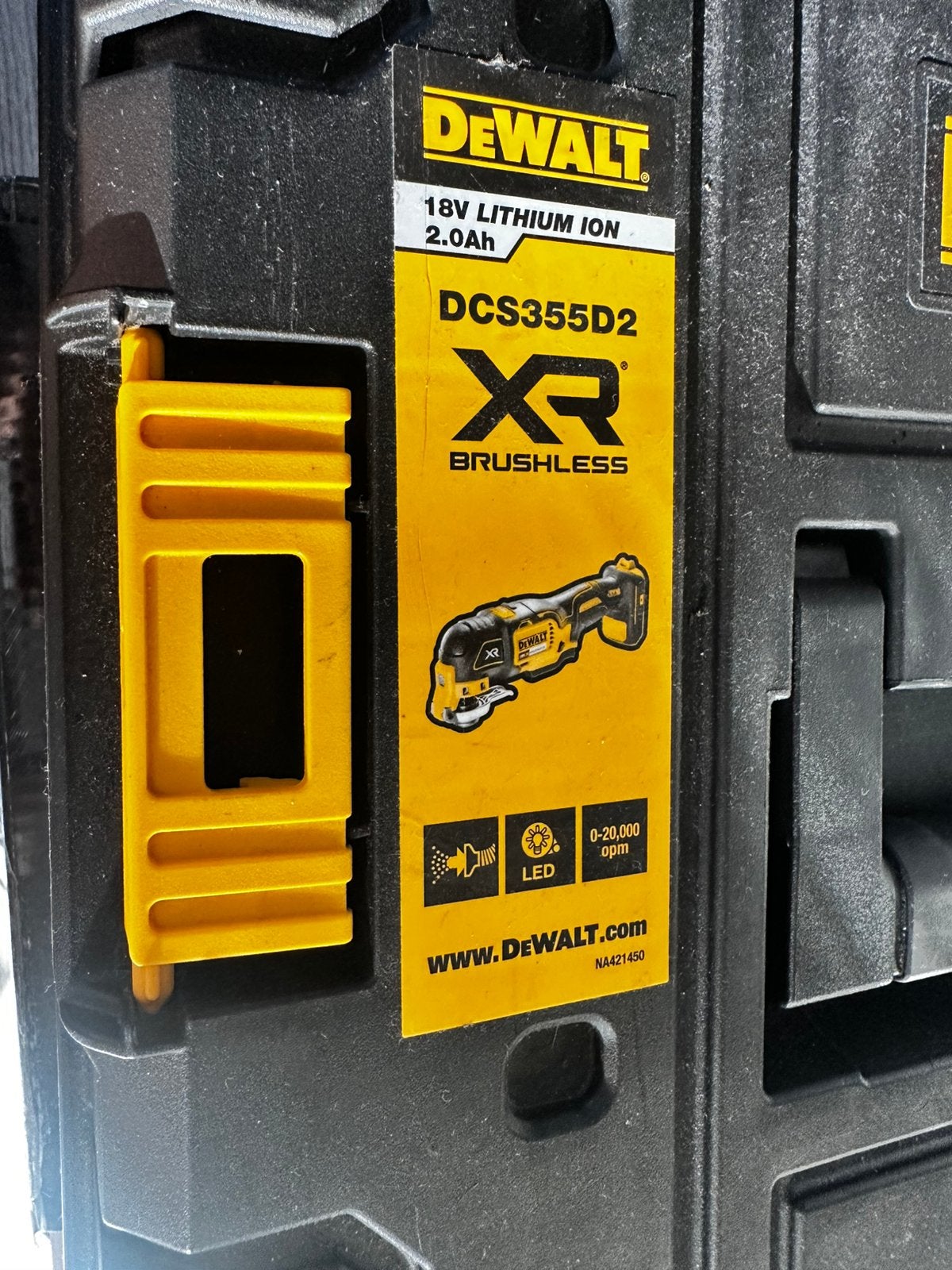 de walt 18v lithium , xr brushless multitool. +2xaccu +lader, Ophalen of Verzenden, Nieuw