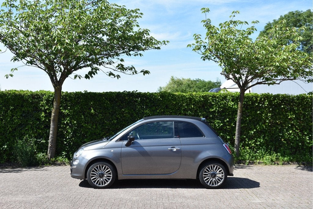 Fiat 500C 81 pk Cult cabrio automaat ecc vitueel-cockpit pdc, Auto's, Bedrijf, 26 km/l, Parkeersensor, 955 kg