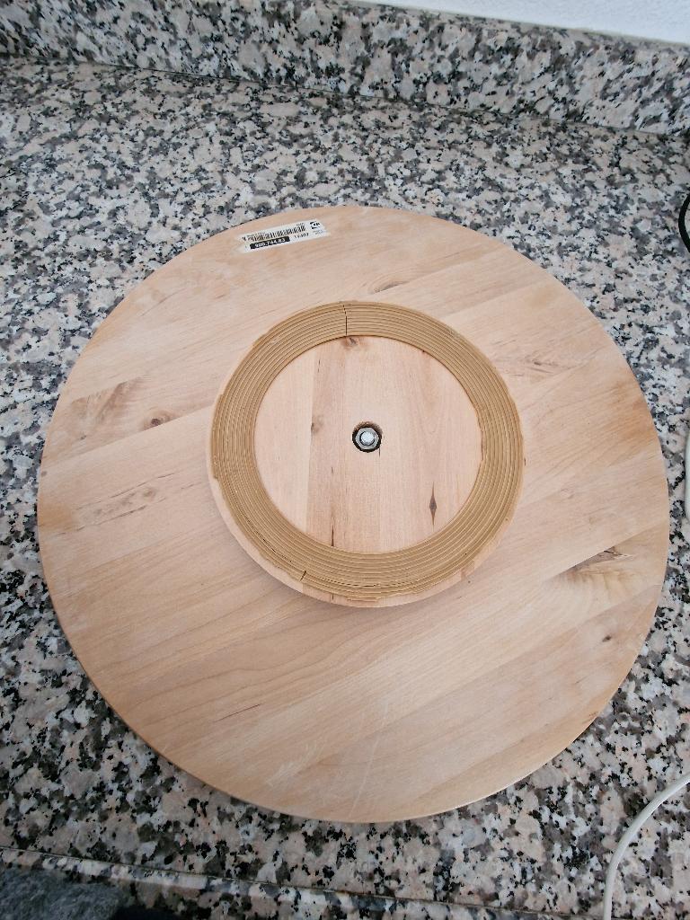 Draaiplateau, Ophalen, Gebruikt, Hout